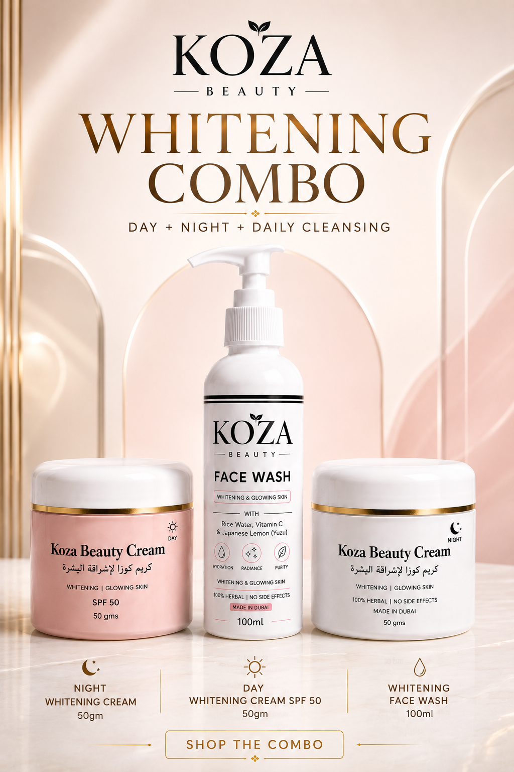 KOZA BEAUTY WHITENING COMBO